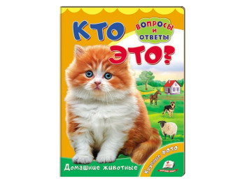 Дитяча книжка книжка-картонка Хто це? Домашні тварини, Пегас