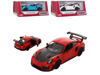 Машинка металлическая инерционная Porsche 911 GT2 RS. Kinsmart KT 5408W