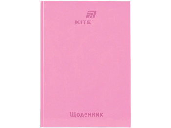 Дневник школьный Kite K26-262-15, твердая обложка, розовый