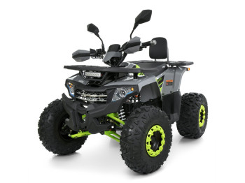 Квадроцикл электрический HB-FC1450-11-5, серый неоново-зеленый, 1450W, 60V
