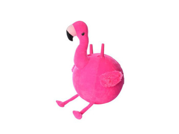 Мяч для фитнеса с рожками Фламинго 45 см. MS 2932