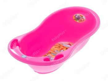 Ванночка с термометром розовая Сафари 86 см. Tega Baby SF-004-127
