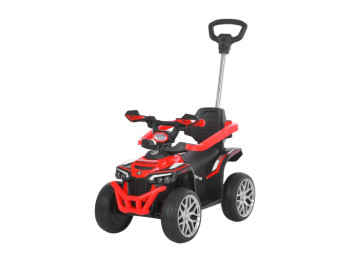 Каталка-толокар M 6275EBLR-3 червоний, EVA колеса, батьківська ручка, Bambi Racer