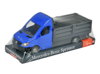 Автомобіль Mercedes-Benz Sprinter бортовий - синій на планшетці. Tigres 39666