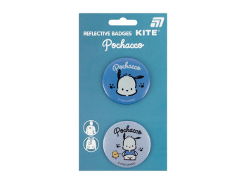 Значки світловідбивні Kite Pochacco PC25-107, 2 шт., з застібкою, PVC, Kite