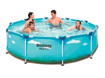 Бассейн каркасный круглый. Bestway 5612W