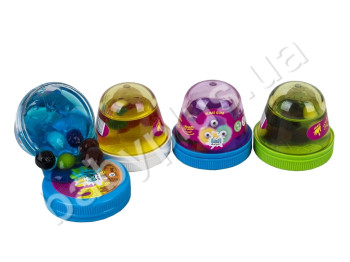Слайм. TM Mr Boo 80026. Кристальный с помпонами. 80г.