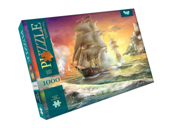 Пазли Морський бій, 1000 елементів, Danko Toys