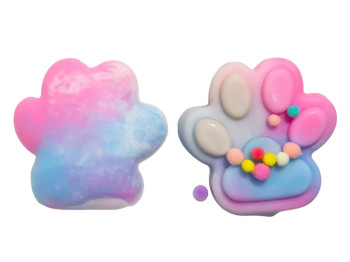 Іграшка антистрес Squishy лапка 12 см, м’яка та тягнеться, з кульками (ціна за 1шт)
