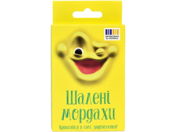 Настольная игра карточная Безумные мордахи, повторение эмоций, Strateg