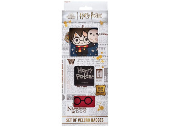 Набір бейджів на липучці, 3 штуки, Harry Potter, Kite