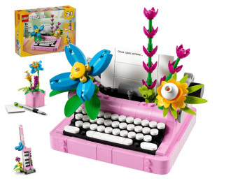Конструктор LEGO Creator 3 в 1 Типографская машинка с цветами, 363 детали