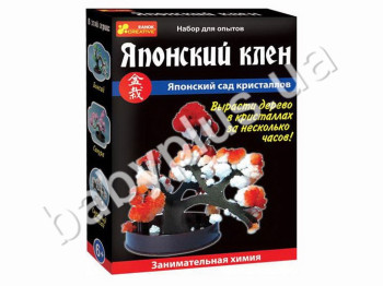Набір для експерементів, Японський сад кристалів Японський клен, Ranok Creative