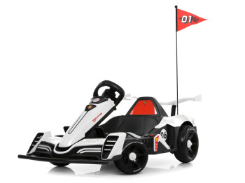 Электрокарт Bambi kart M 6147EBLR-1(24V) (1шт) р/к2,4G, 2моторы150W, 1акум24V14AH, EVA, MP3, TF