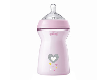 Бутылка пластиковая Natural Feeling 330мл, Быстрый поток, Chicco