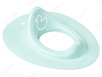 Туалетное сиденье обычное Утенок мятное. Tega Baby DK-090-131