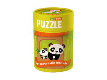 Пазл и игра Зоология для Малышей, Хвостатые Друзья, Mon Puzzle