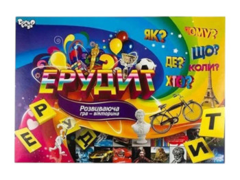 Настольная игра маленькая Ерудит, Danko Toys