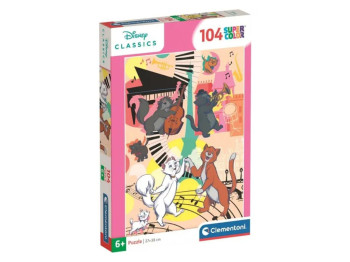 Пазли 104 елемента, Коти - Аристократи, Clementoni 25048