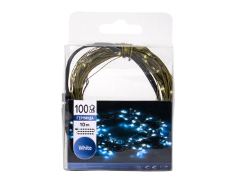 Гірлянда Роса 100LED біла від USB 10м, 9133-014