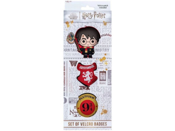 Набор бейджей на липучке Harry Potter 3шт. Kite HP24-3012-2