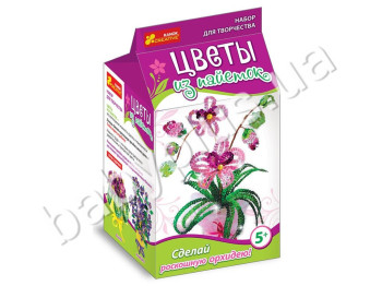 Набор для творчества, Цветы из пайеток Орхидея, Ranok Creative