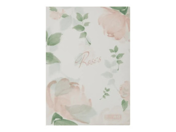 Папка-уголок с дизайном Roses, A4, пластик 180 мкм