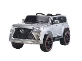 Дитячий електромобіль сірий Lexus LX570