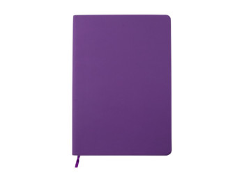Блокнот деловой BUROMAX TOUCH ME, A5, 96 л., нелинированный., обложка искусственная кожа, фиолетовый