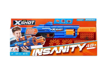 Швидкострільний бластер іграшковий X-SHOT Insanity-Berzerko 8 Shot. 48 патронів. Zuru 36610R