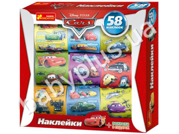 Набор наклеек в коробке Тачки, Disney, Ranok Creative