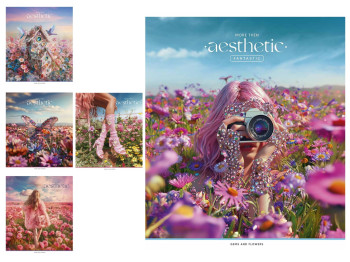Зошит у клітинку Aestetic life Школярик 036-3470K 36 арк., УФ-лак,5 видів (ціна за 1шт), Школярик