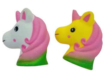Игрушка сквиш голова пони, 2 цвета (цена за 1 шт)