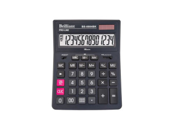 Калькулятор Brilliant BS-8884BK, 14 розрядів, BRILLIANT BS-8884BK