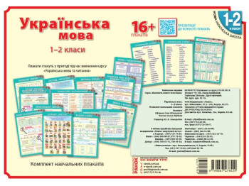 Наглядность нового поколения Украинский язык Плакаты 1-2 класса + CD диск. Ранок Н100037У