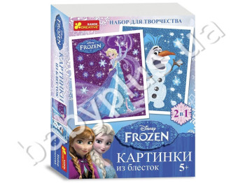 Набор для творчества, Картинка из глиттера Frozen, Ranok Creative