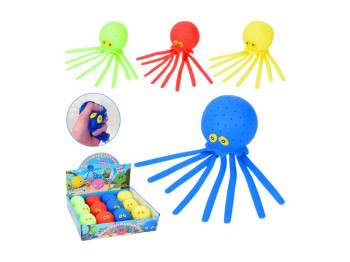 Игрушка антистресс осьминог, 4 цвета, (цена за 1шт)