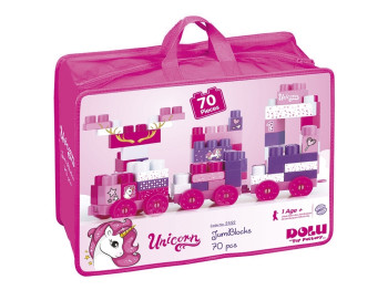 Конструктор Єдиноріг 70 деталей у сумці, DOLU Toy Factory