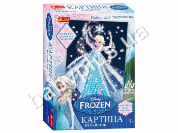 Набір для творчості, Картинка з паєток Frozen Ельза, Ranok Creative