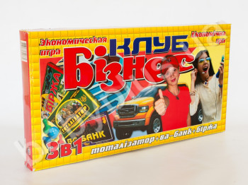 Настольная экономическая игра Бизнесс клуб 3в1, Технок