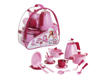 Набор посуды розовый Cooking Set 39 предметов. Юніка