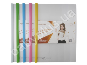 Папка-скоросшиватель А4 на планке пластиковая. AIHAO Q3110