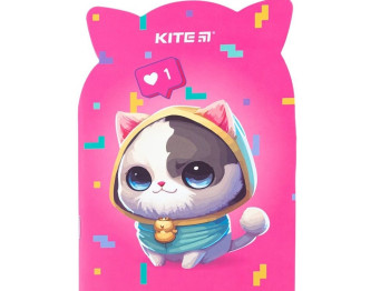 Блокнот у клітинку B6, 48 аркушів, Like cat, Kite