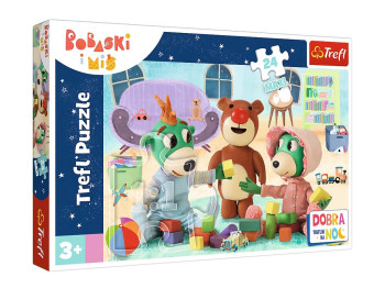 Пазлы Махи - Игрушки Трефликов, Семья Трефликов, 24 элемента, Trefl