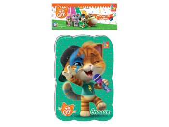 Пазли на магніті А5 44 Кота, Спалах, 12 елементів, Vladi Toys