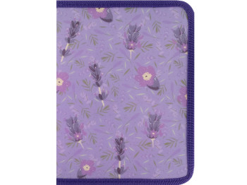 Папка об'ємна на блискавці А5+ Lavender-4. Axent 1805-39-A