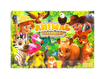 Настольная развлекательная игра Animal Discovery. Danko Toys G-AD-01-01U