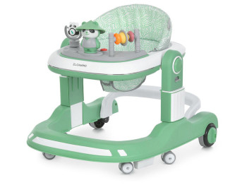 Ходунки 2 в 1 ME 1200 URSA Green, пушер, музика, світло, зелений