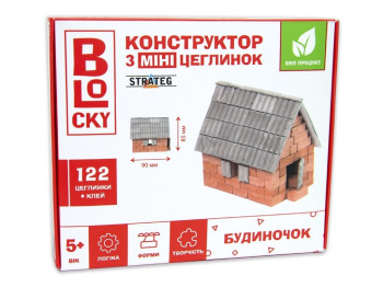 Конструктор из мини-кирпичиков BLOCKY Домик. Strateg 31023