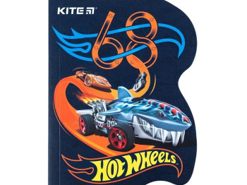 Блокнот в клетку А6. 60 листов. Hot Wheels. Kite HW24-223